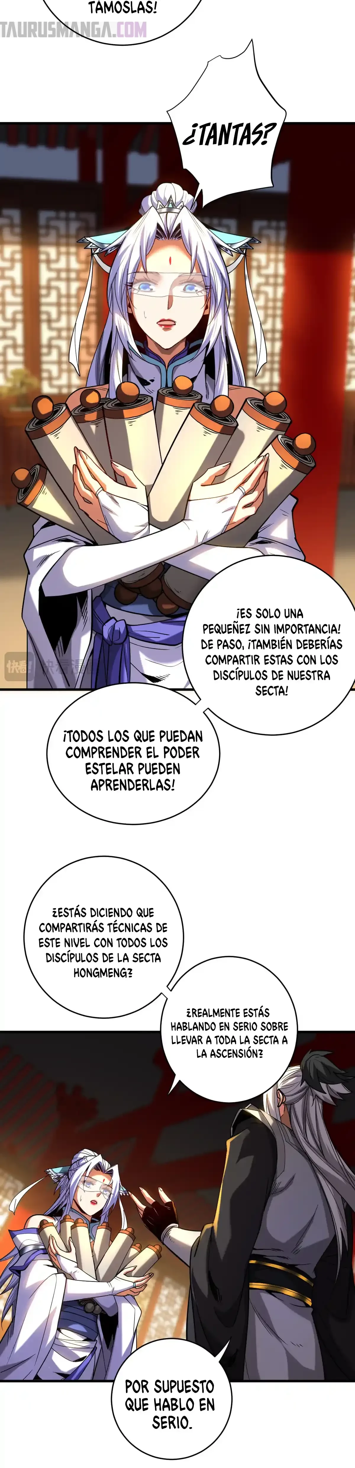 Mientras mis discípulas se matan, yo me relajo! > Capitulo 129 > Page 121